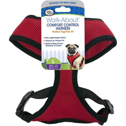 Four Paws Comfort Control Harness - Red