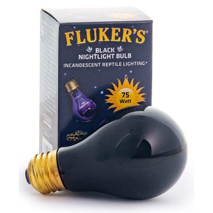 Flukers Black Nightlight Incandescent Bulb