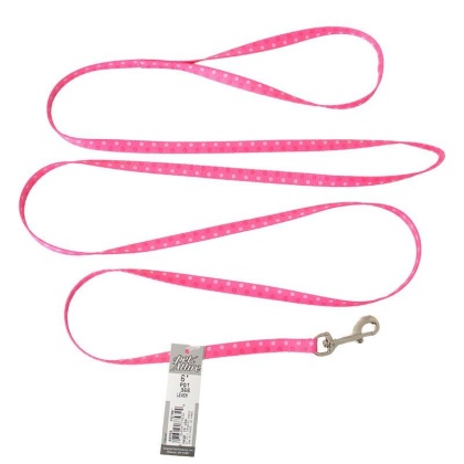 Pet Attire Styles Polka Dot Pink Dog Leash