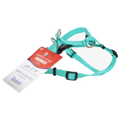 Coastal Pet Teal Nylon Comfort Wrap Dog Harness