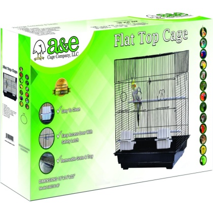 AE Cage Company Flat Top Bird Cage 18\