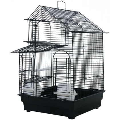 AE Cage Company House Top Bird Cage Assorted Colors 16\