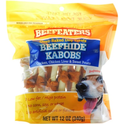 Beefeaters Oven Baked Beefhide Kabobs Dog Treat