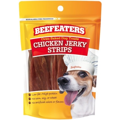 Beefeaters Oven Baked Chicken Jerky Strips Dog Treat
