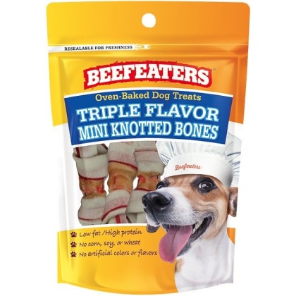 Beefeaters Oven Baked Triple Flavor Mini Knotted Bones