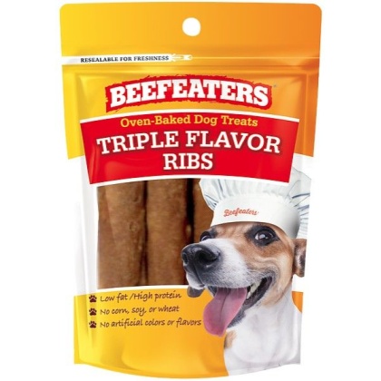 Beefeaters Oven Baked Triple Flavor Ribs Dog Treat