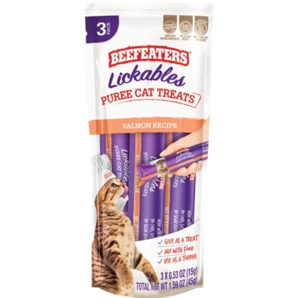Beefeaters Lickables Salmon Puree Cat Treats