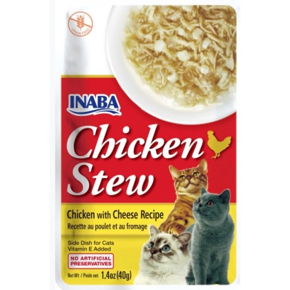 Inaba Chicken Stew Chicken with Cheese Recipe Side Dish for Cats