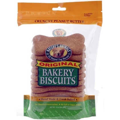 Natures Animals Orihinal Bakery Buscuits Crunchy Peanut Butter