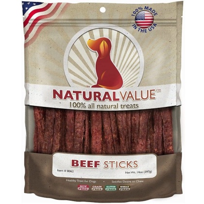 Loving Pets Natural Value Beef Sticks