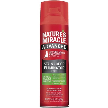 Nature\'s Miracle Just for Cats Advanced Enzymatic Stain & Odor Eliminator Foam