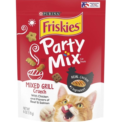 Friskies Party Mix Crunch Treats Mixed Grill