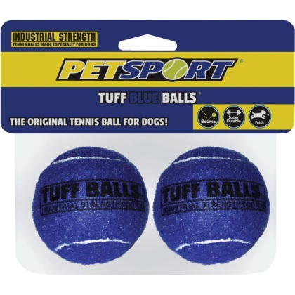 Petsport Tuff Ball Dog Toy Blue