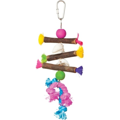 Prevue Tropical Teasers Shells and Sticks Bird Toy
