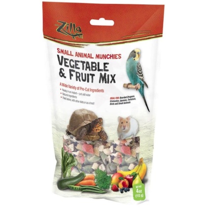 Zilla Small Animal Munchies - Vegetable & Fruit Mix