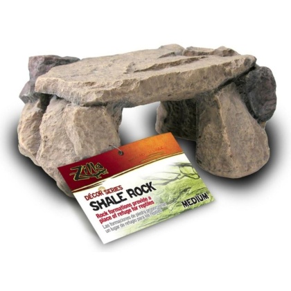 Zilla Shale Rock Den for Reptile Terrariums