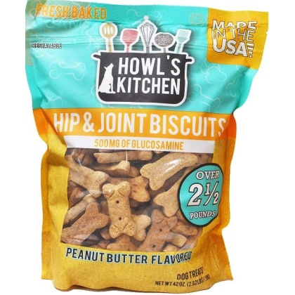 Howls Kitchen Hip & Joint Biscuits - Peanut Butter