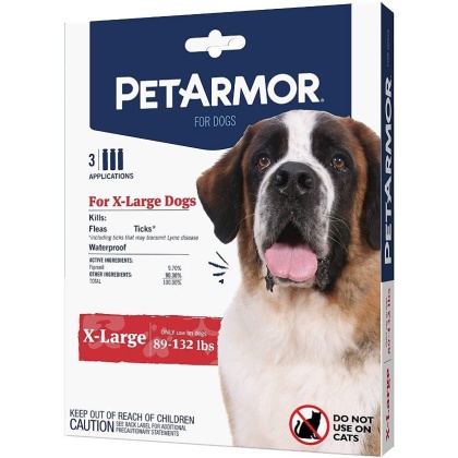 PetArmor Flea and Tick Treatment for X-Large Dogs (89-132 Pounds)