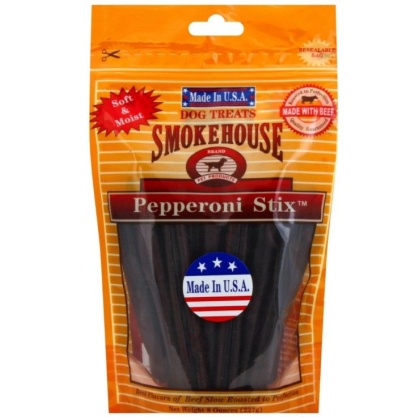 Smokehouse Pepperoni Stix Dog Treats 8\