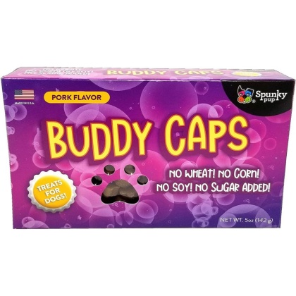 Spunky Pup Buddy Caps Pork Flavored Treats