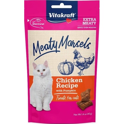 VitaKraft Meaty Morsels Chicken & Pumkin Cat Treat