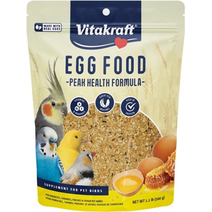 Vitakraft VitaSmart Egg Food Daily Supplement for Pet Birds