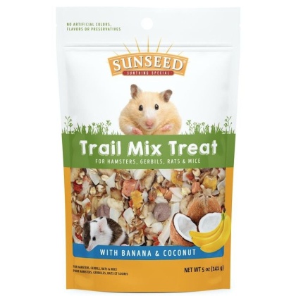 Sunseed Trail Mix Treat with Banana and Coconut for Hamster and Rats