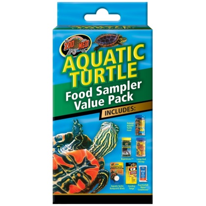 Zoo Med Aquatic Turtle Foods Sampler Value Pack