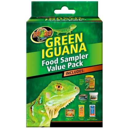 Zoo Med Green Iguana Foods Sampler Value Pack