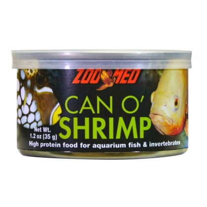 Zoo Med Can O Shrimp High Protein Food for Aquarium Fish & Invertebrates