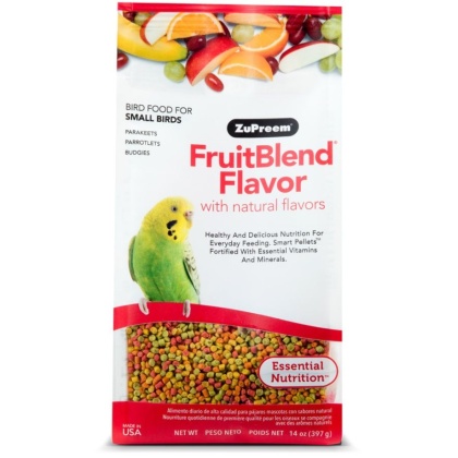 ZuPreem FruitBlend Premium Daily Bird Food - Small Birds